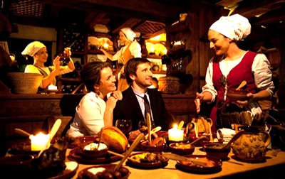 Cena stile medievale a 24 € a persona (invece di 35 €)